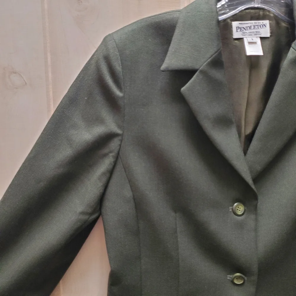 Vintage Pendleton 100% Virgin Wool Blazer - Picture 7 of 10